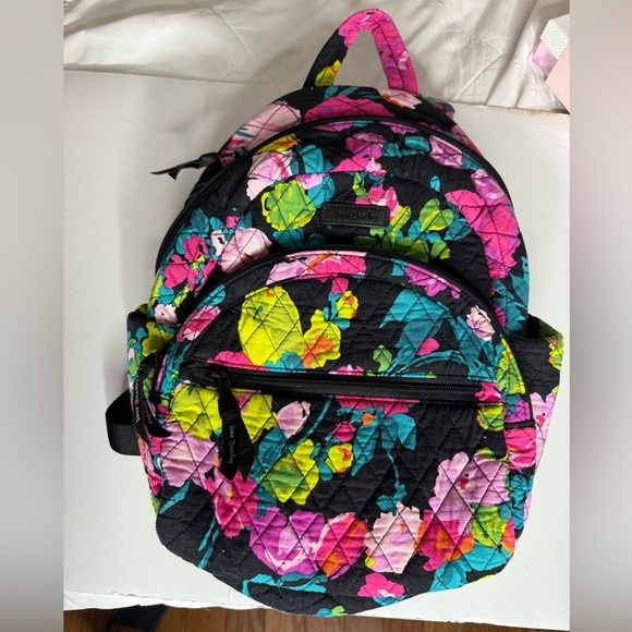 Vera Bradley Floral Quilted Backpack - Picture 1 of 8